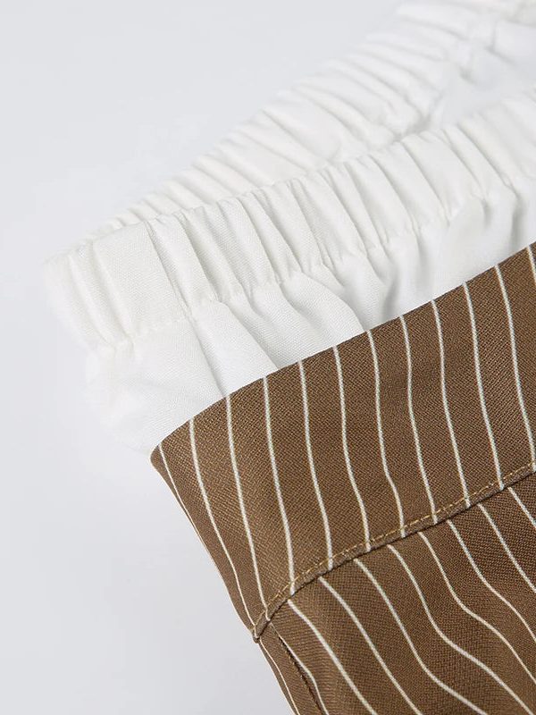 Y2K Pinstripe Baggy Pants