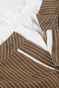 Y2K Pinstripe Baggy Pants