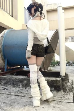 Y2K Rhinestone Layered Cardigan