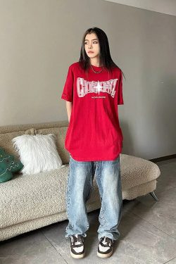 Y2K Shiny Star Worldwide Tee