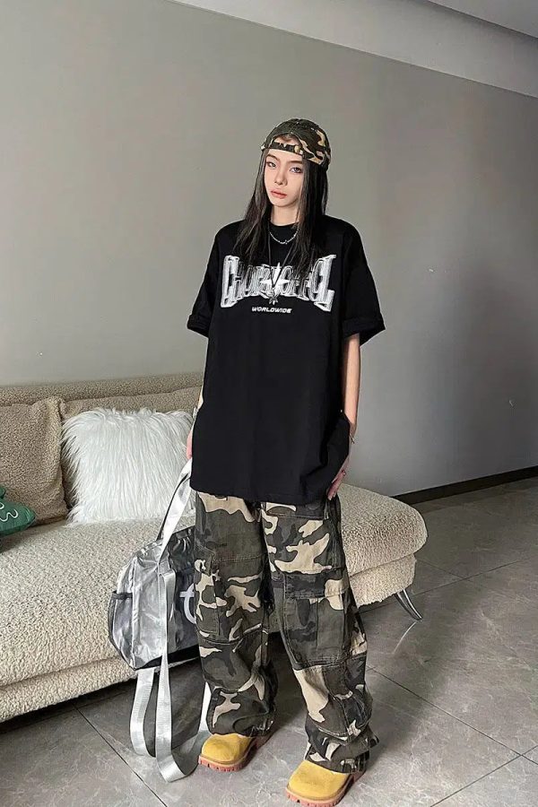 Y2K Shiny Star Worldwide Tee