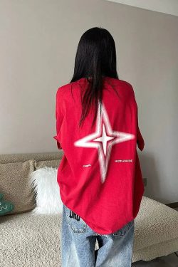 Y2K Shiny Star Worldwide Tee