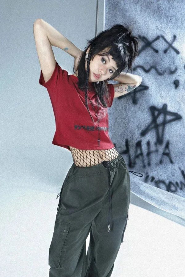 Y2K Star Button-Up Tee