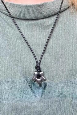 Y2K Star Cord Necklace