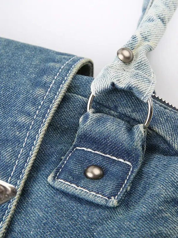 Y2K Star Denim Bag