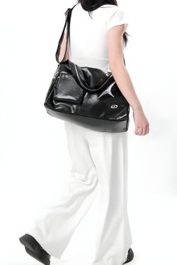 Y2K Star Faux Leather Bag