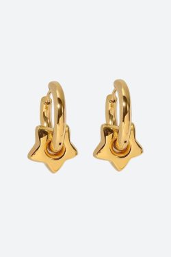 Y2K Star Heart Hoop Earrings