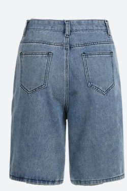 Y2K Star Jean Shorts