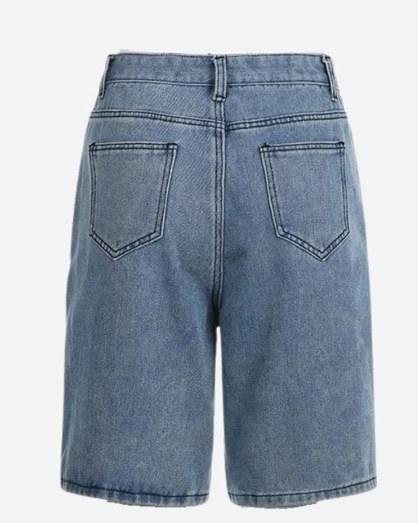 Y2K Star Jean Shorts