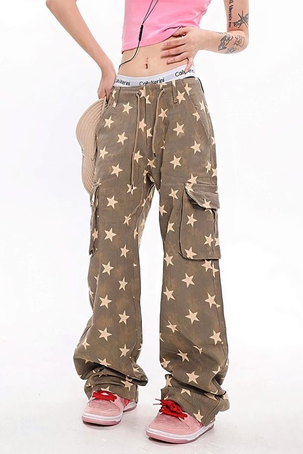 Y2K Star Low Rise Jeans
