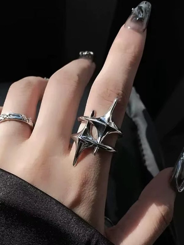 Y2K Star Ring