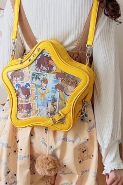 Y2K Star Shaped Ita Bag Backpack