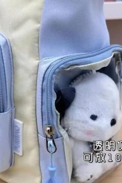 Y2K Sweet Ita Tote Bag Lolita Transparent Crossbody Lace Bow DIY Display