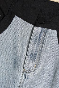 Y2K Wave Panel Jeans