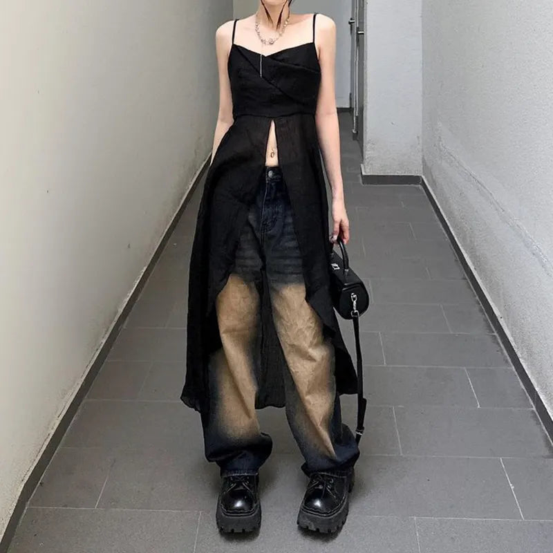 Stylish Dress-like Shoulderpad Top for Effortless Chic Fashion