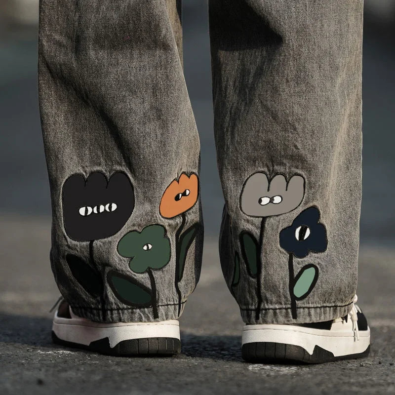 Graphic Baggy Jeans: the Perfect Pair for Your Baggy Suit Look