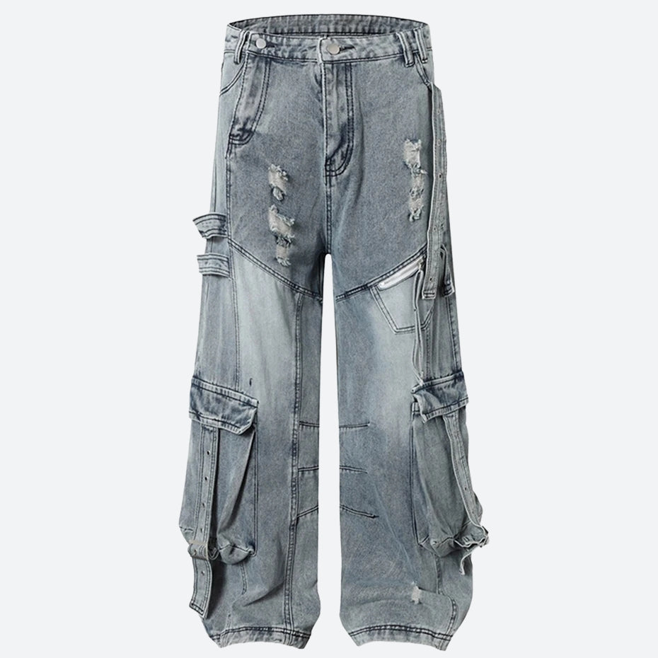 Grunge Cargo Pants: Embrace the Edgy Style of Trendy Cargo Jeans