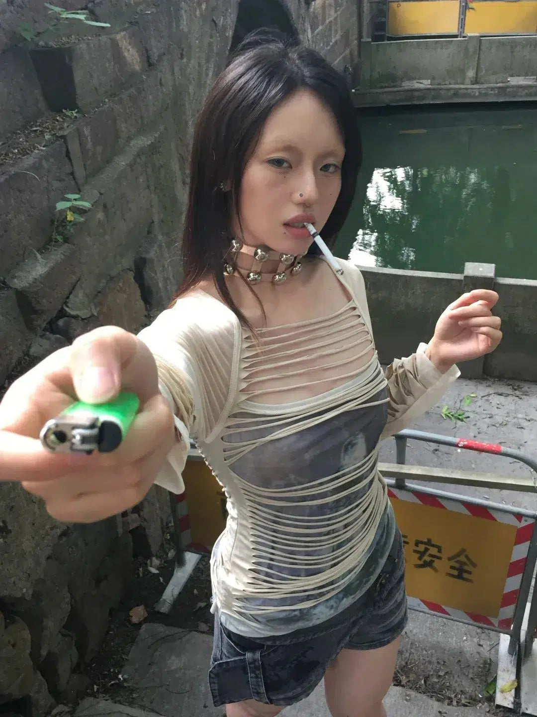 Master the Grunge Look: How to Layer Tweed and Knitwear with Sheer Tops