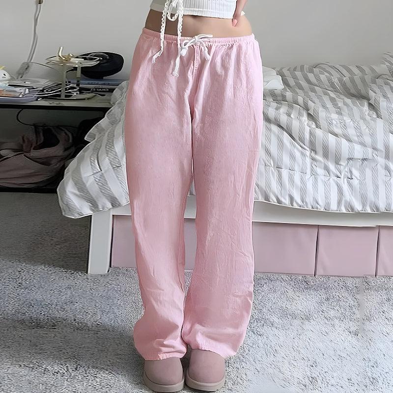 Soft Girl Cargo Pants in Cotton Candy Colors for Trendy Style