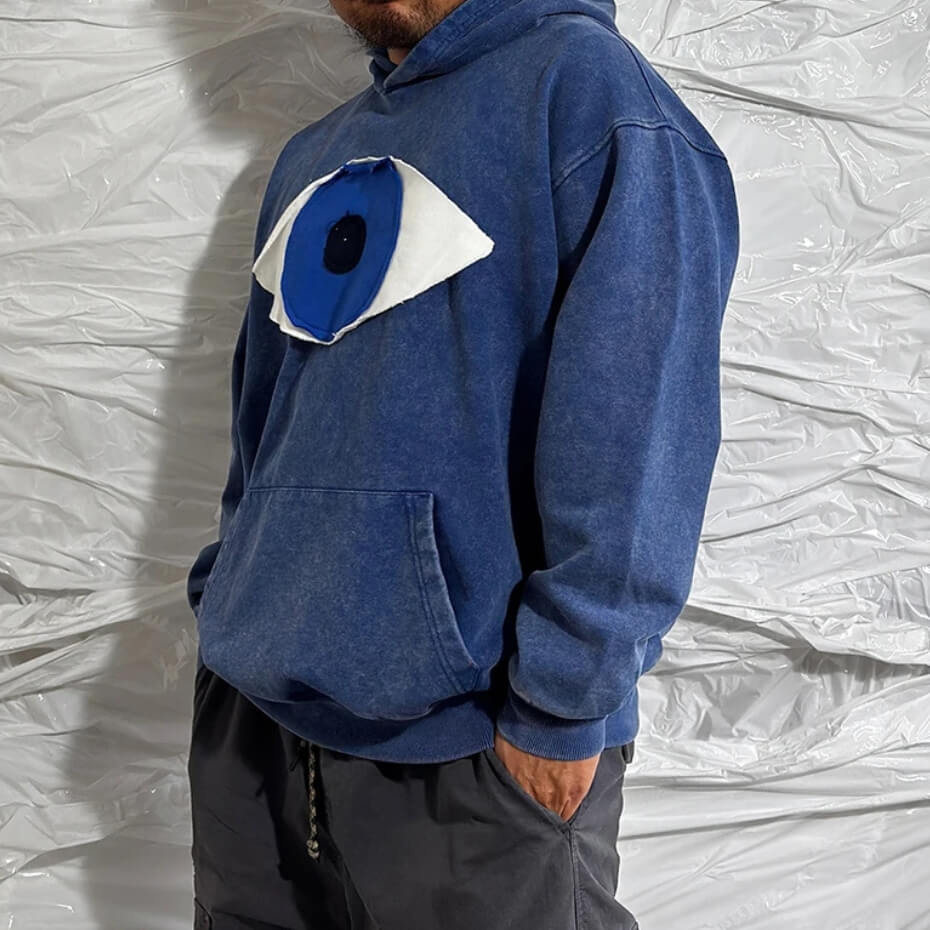 Weirdcore Big Eye Hoodie: the Ultimate Alien Core Outfit for Unique Style