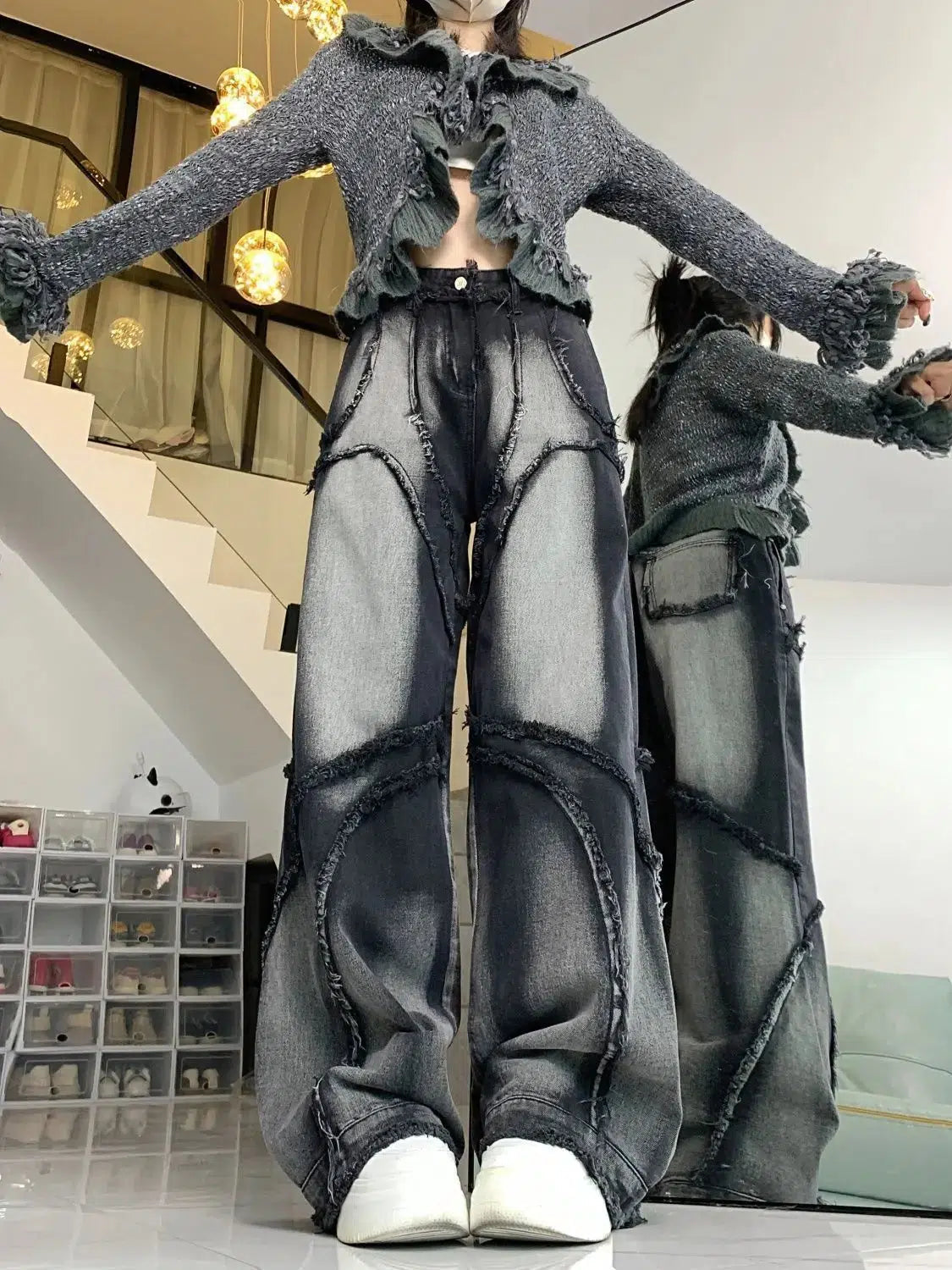 Y2k Style: How to Create a Tailored Wide Leg Pants Outfit